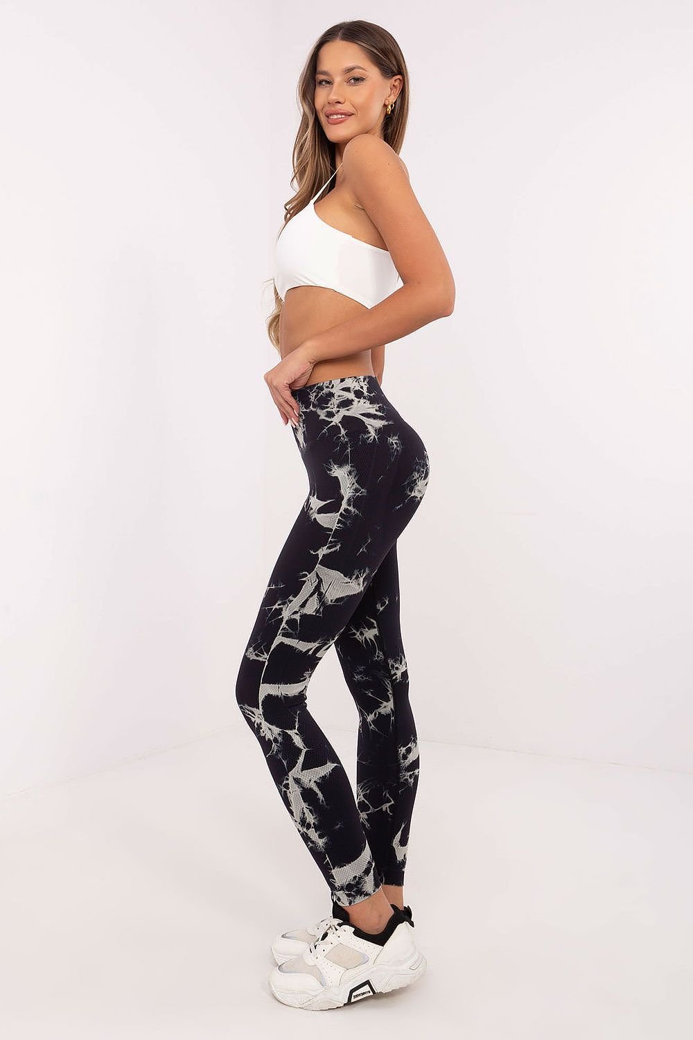 Legging long imprimé sport