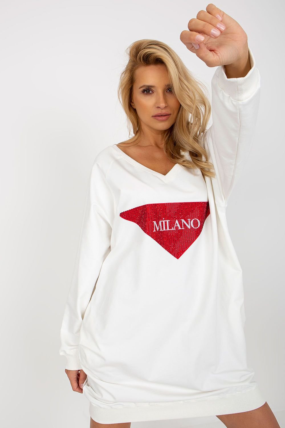 Lässiges, langes Sweatshirt für Damen