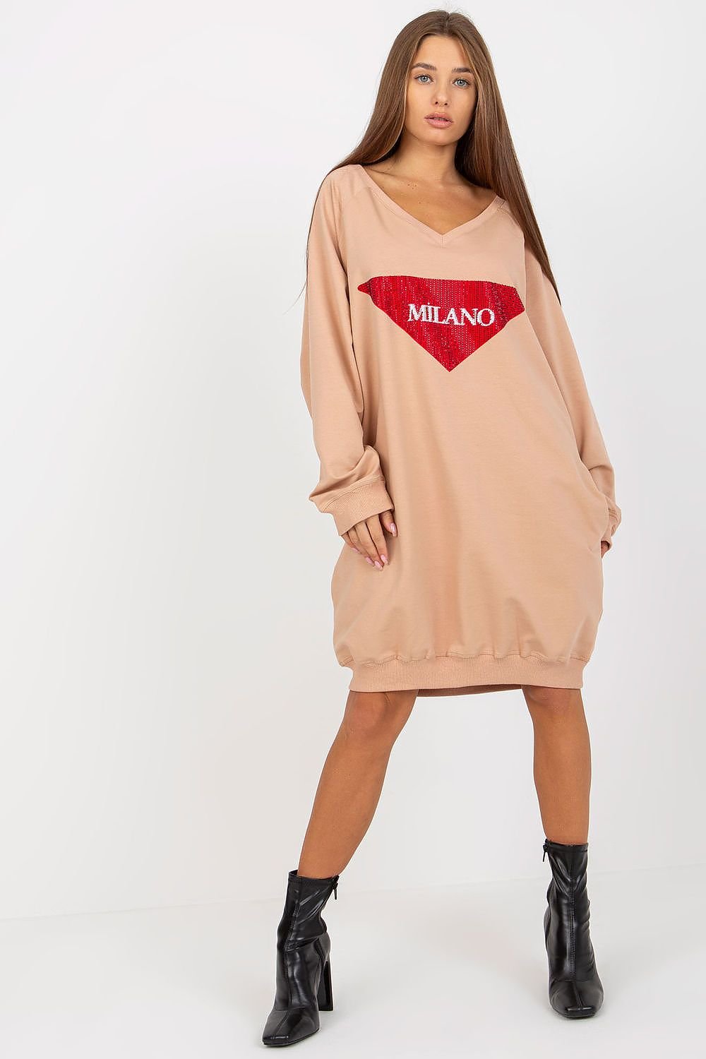 Lässiges, langes Sweatshirt für Damen